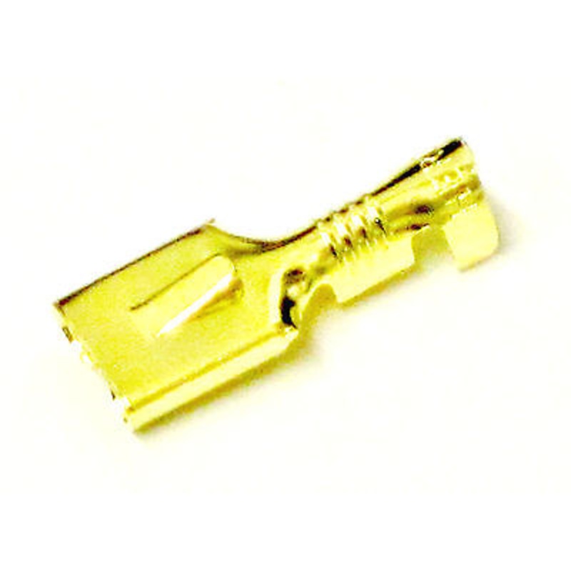 Brass Female Terminal 100pcs 34-8968 B-10 Hero Japan Made