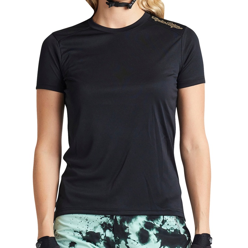 TLD Lilium Women’s Short Sleeve Jersey – Women’s M – Black