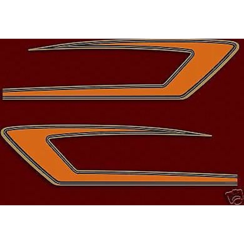 CB750F 1977-78 Gas Tank Stripe Decals