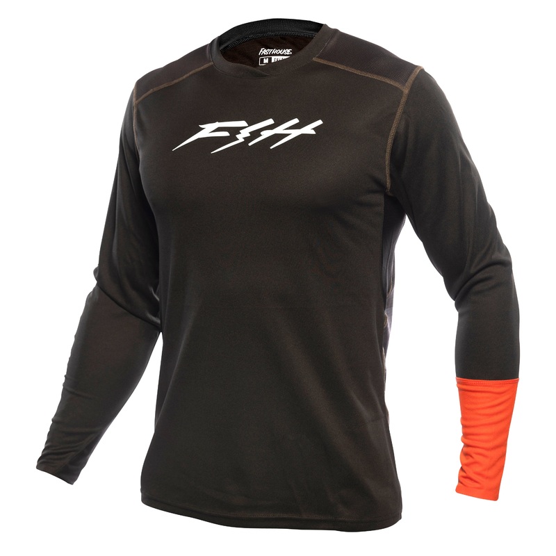 Fasthouse Alloy Ronin Long Sleeve Jersey – XL – Black
