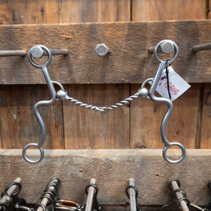 Flaharty Dolly Twisted Wire Shanked Snaffle Bit