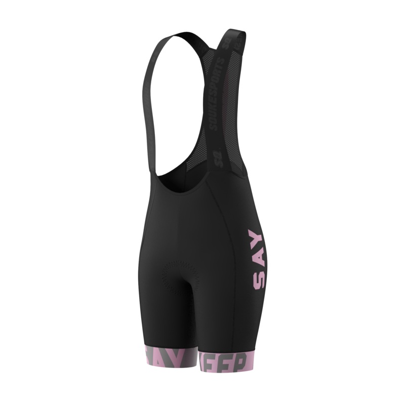 Women’s Team Training Bib Shorts BS1513-Black