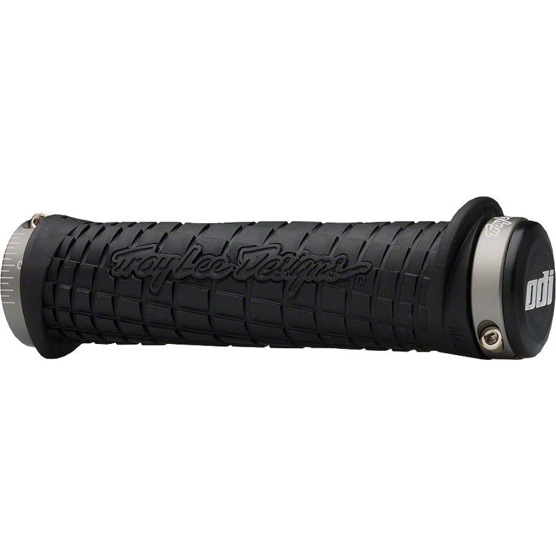 ODI Troy Lee Grips – Black, Lock-On