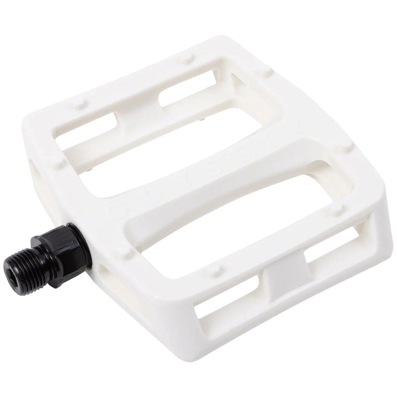 Odyssey Grandstand V2 PC Pedals – Platform Composite/Plastic 9/16″ White