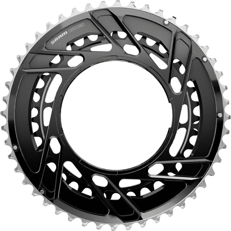 SRAM Force 2x Thread Mount Chainring – 48/35t 12-Speed Thread Mount For Force E1 AXS PM Spider BLK E1