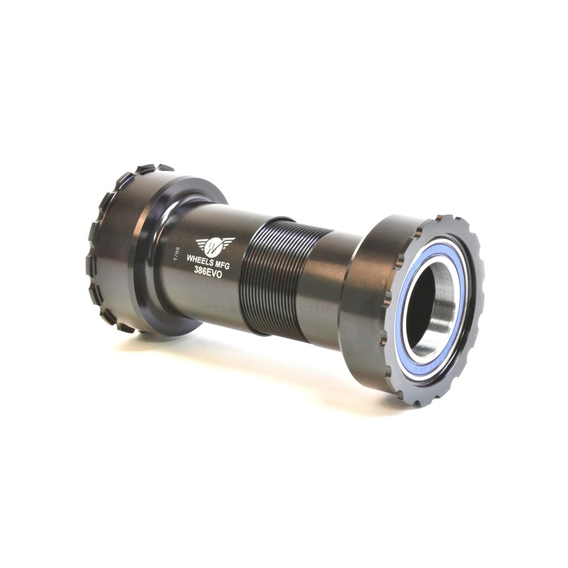 Wheels Manufacturing Thread Together 386Evo ABEC-3 to 24mm(Shimano) Bottom Bracket