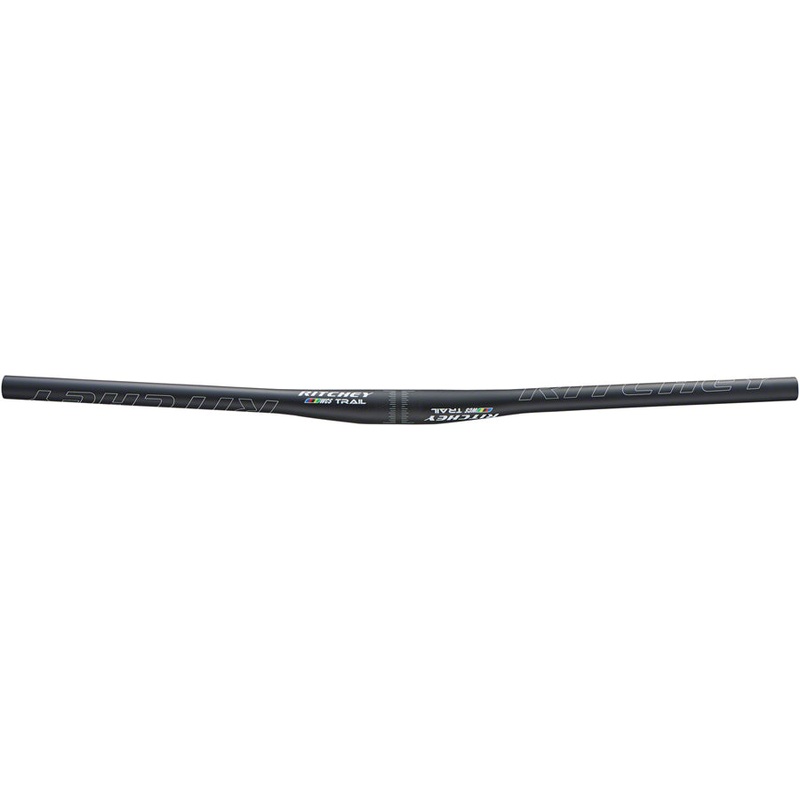 Ritchey WCS Trail Flat Handlebar – Aluminum, 760mm, +/- 5mm Rise, 31.8mm, 9 Deg, Black