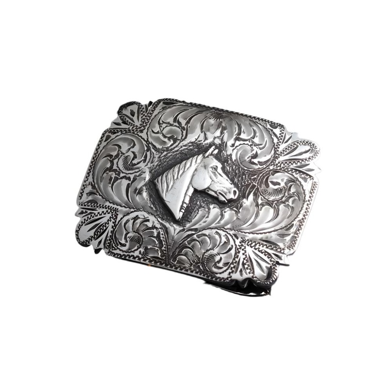 Comstock Heritage Horsehead Pecos Buckle 009