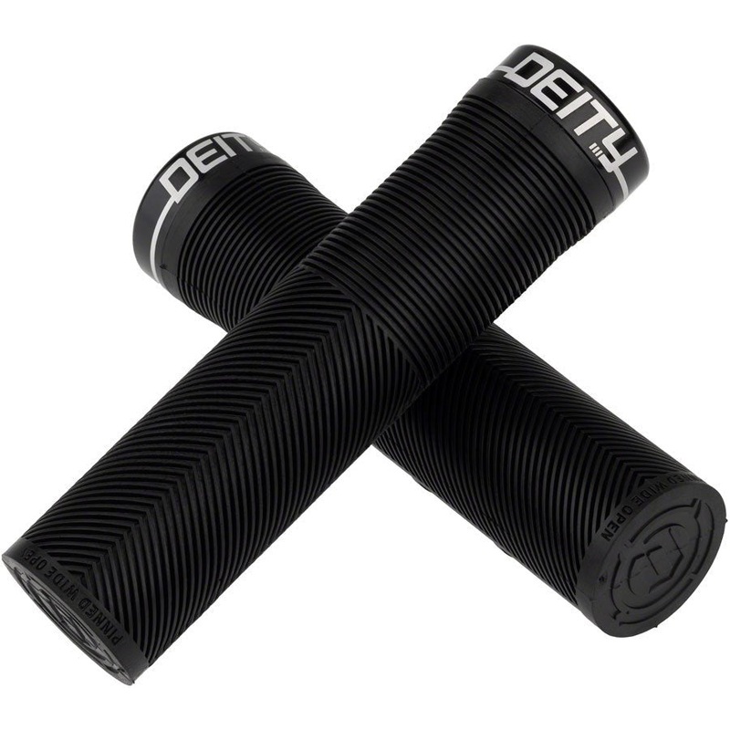 DEITY Knuckleduster Grips – Black Lock-On