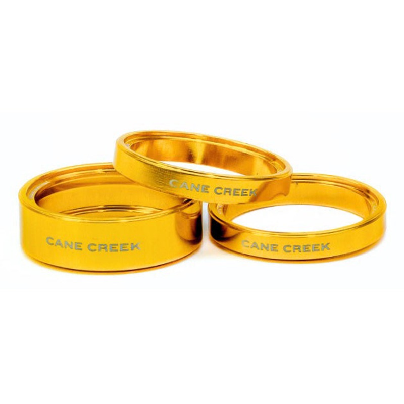 Interlok Chroma Studio Headset Spacer Kit – (1) 10mm (2) 5mm Gold