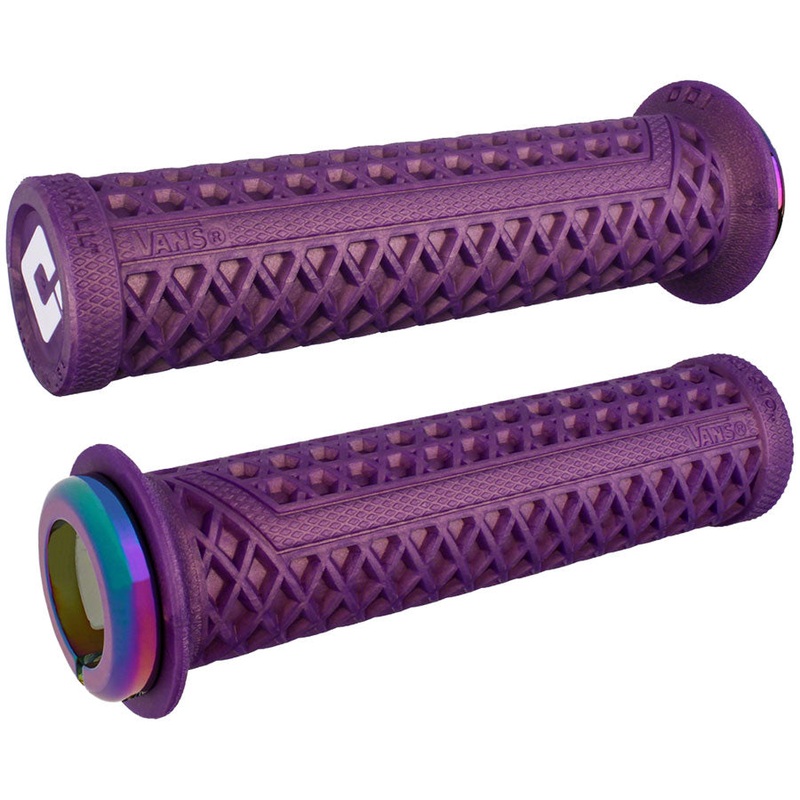 ODI Vans v2.1 Lock-On Grips – Iridescent Purple Oil Slick