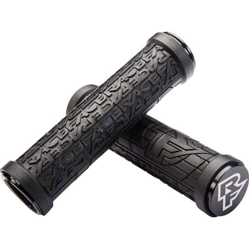 RaceFace Grippler Grips – Black, Lock-On, 33mm