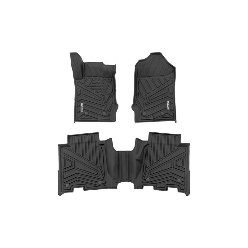 Rough Country | Floor Mats | Front & Rear | Ford Bronco 4WD (2021-2025) | FF-51602