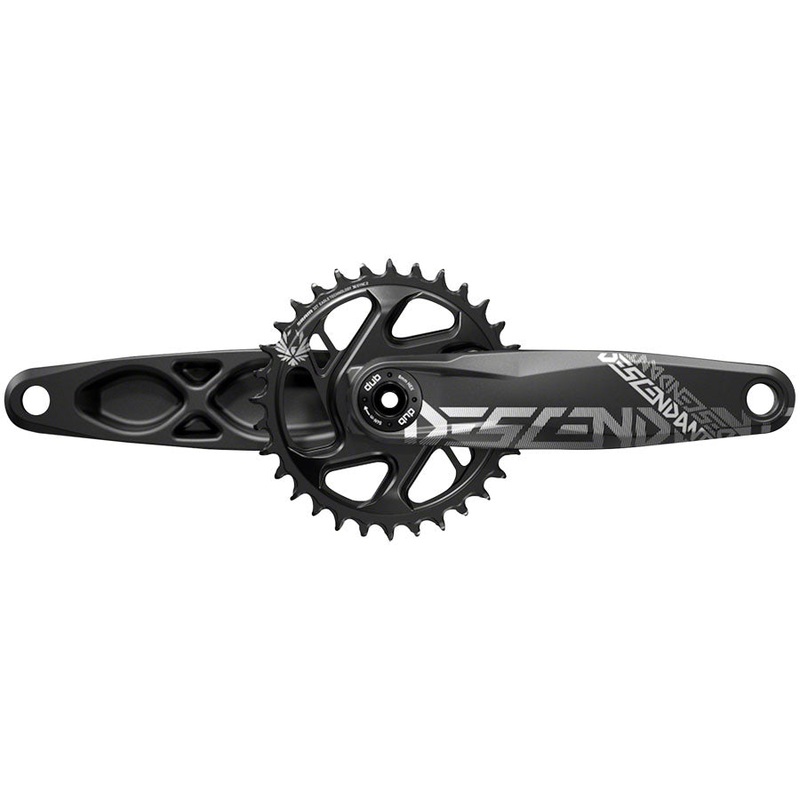 TruVativ Descendant 7K Eagle Aluminum SuperBoost + Crankset – 170mm, 12-Speed, 32t, Direct Mount, DUB Spindle Interface, Black