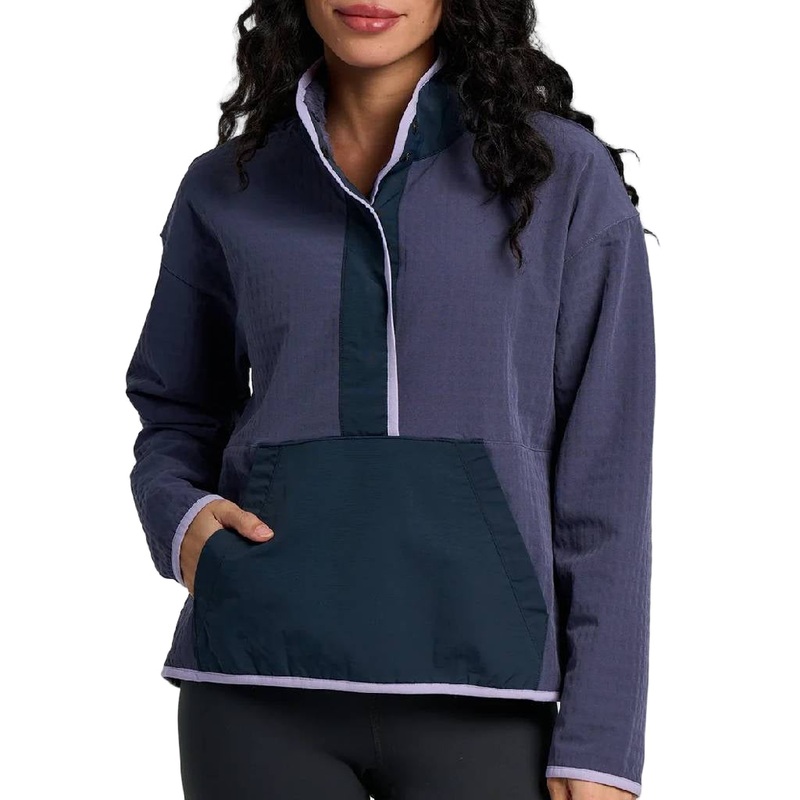 Free Fly Women’s Gridback Fleece Snap Pullover – Dusk