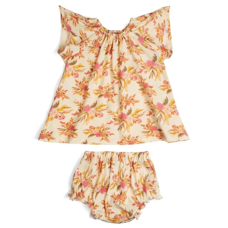Milkbarn Baby Vintage Floral Dress Set