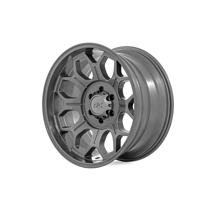Rough Country | Rough Country 77 Series Wheel | One-Piece | Gunmetal Gray | 20×10 | 6×5.5 | -25mm | 77202512G