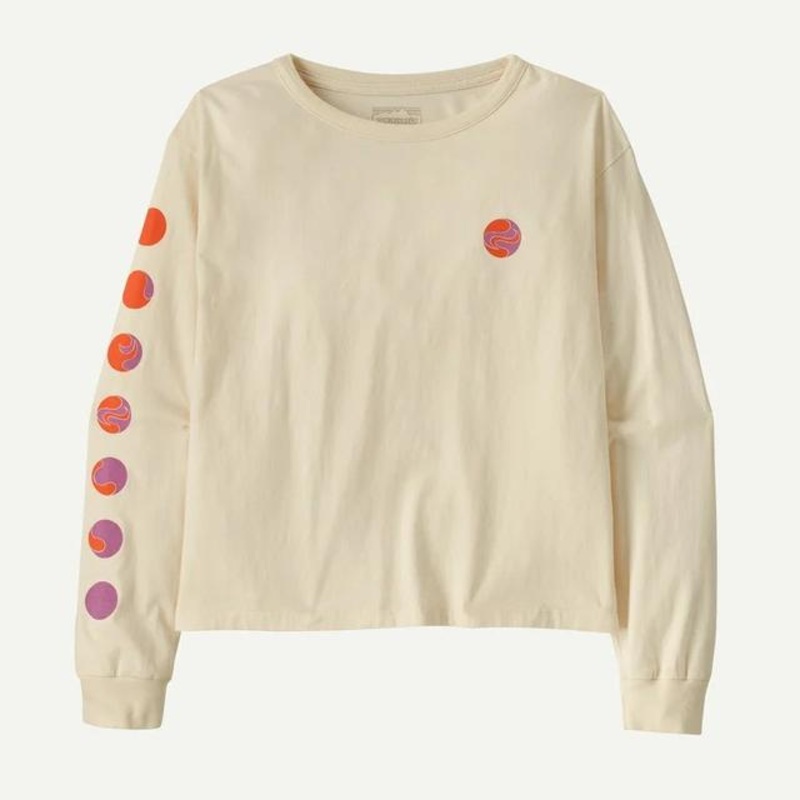 Women’s Long-Sleeved Earth Flow Easy-Cut Organic Shirt Undyed Natural