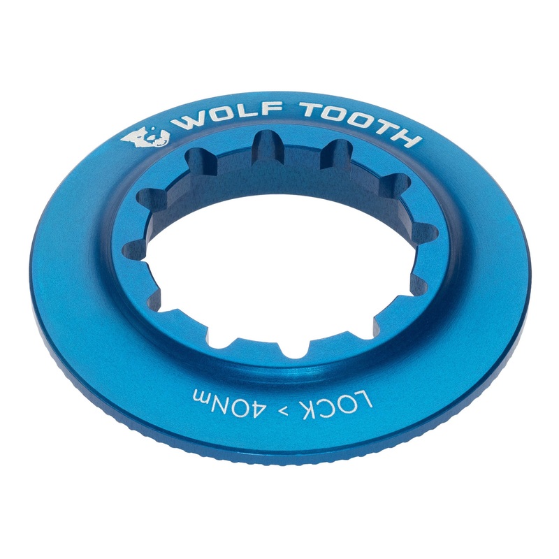 Centerlock Rotor Lockring – Internal Splined Blue
