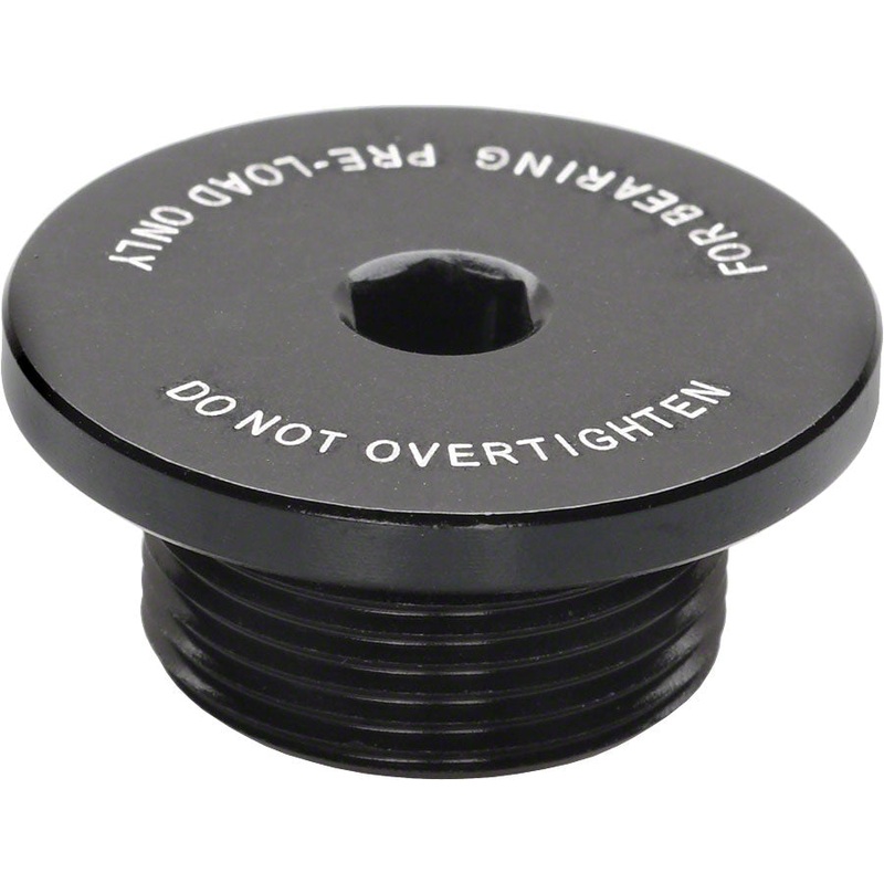 Surly Bearing Pre-Load Cap Black Non-Drive Crank Bolt