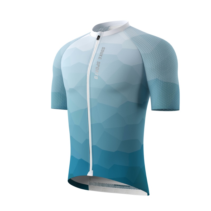 Unisex Cycling Short Sleeves Jersey  CS1193–Blue