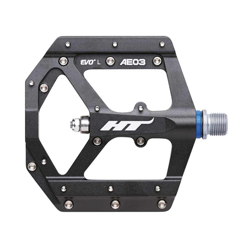 HT Components AE03(EVO+) Pedals – Platform Aluminum 9/16″ Black