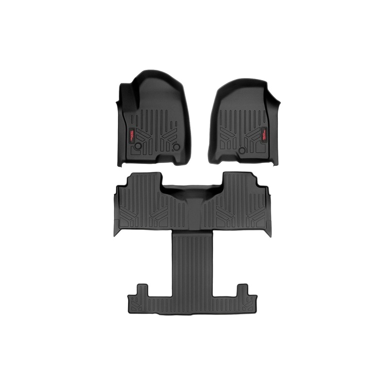 Rough Country | Floor Mats | FR & RR | FR/RR Bucket | Chevy/GMC Tahoe/Yukon 2WD/4WD (21-26) | M-21712