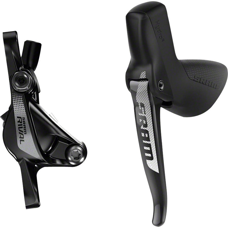 SRAM Rival 1 Disc Brake and Lever – Left/Front Hydraulic Post Mount Black A1