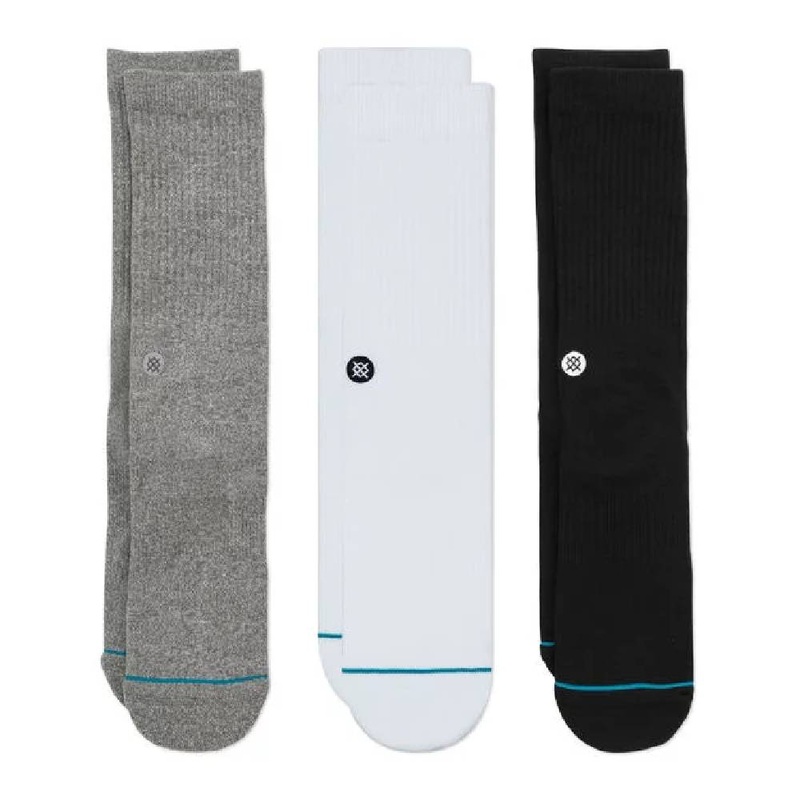 Stance Men’s Icon Crew Socks – 3 Pack Multi