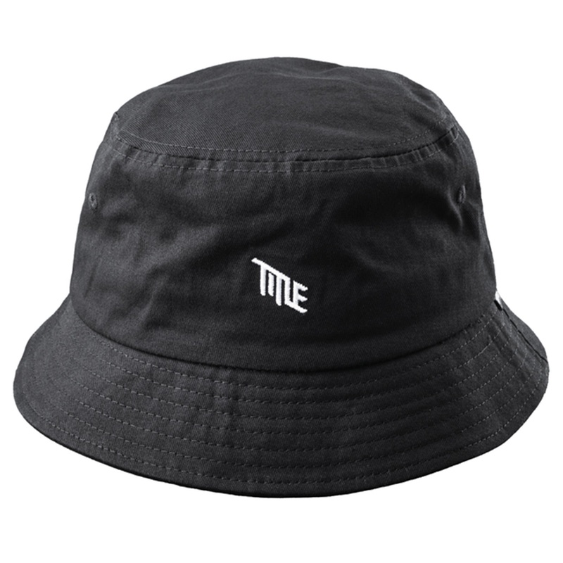 Title Bucket Hat – One Size – Black