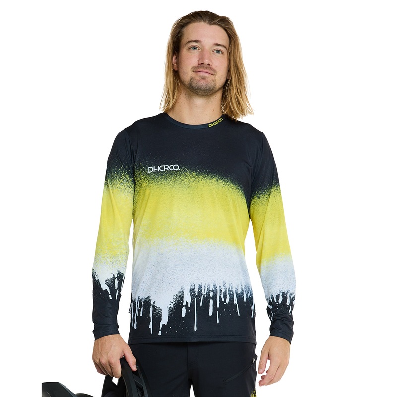 DHaRCO Men’s Race Long Sleeve Jersey – XL – Acid Rain