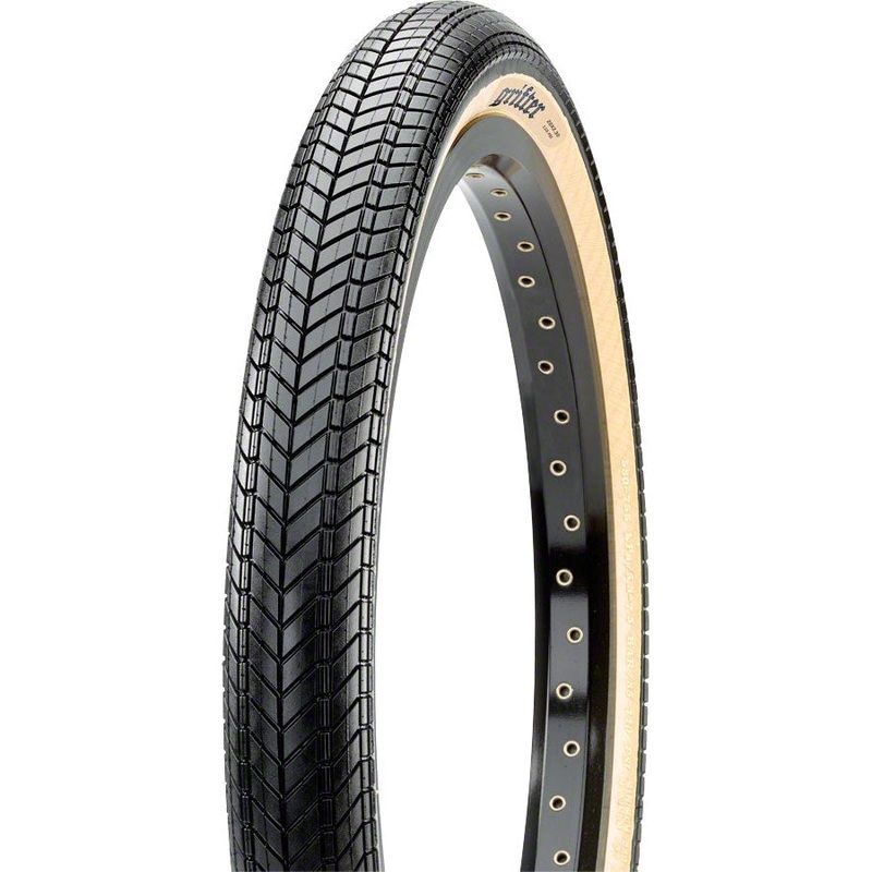 Grifter Street-DJ/BMX Bike Tire – 29 x 2.5, Black/Tan, EXO