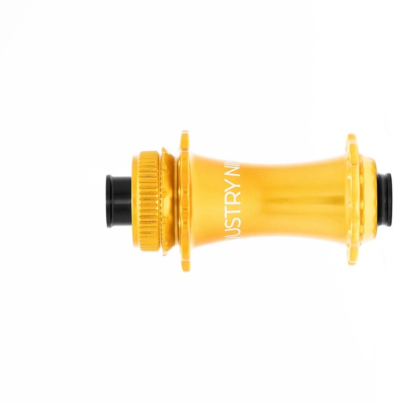 Industry Nine Solix G Classic Front Disc Hub Front 24H 12mm TA 100mm Gold