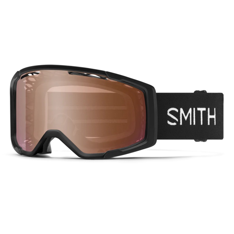 Smith Rhythm MTB Goggles Black | ChromaPop Contrast Rose Flash