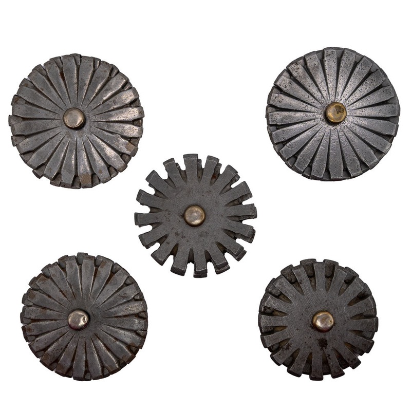 Hand Cut Spur Rowels Fort Worth Collection