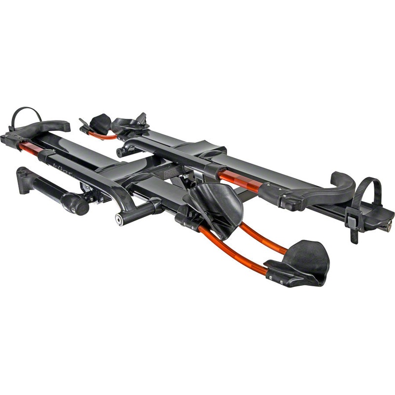 Kuat NV 2.0 Hitch Bike Rack – 2-Bike 1-1/4″ Receiver Metallic Gray/Orange