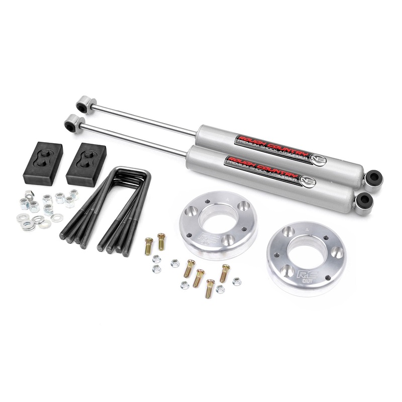 Rough Country | 2 Inch Lift Kit | Alum Spacer | Ford F-150 2WD/4WD (2014-2020) | 56930