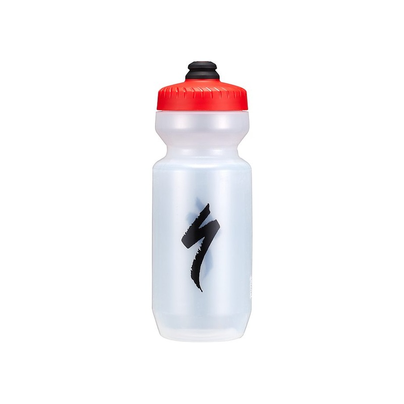 Specialized 22 oz purist mflo 2.0 bottle s-logo trans/red 22 oz