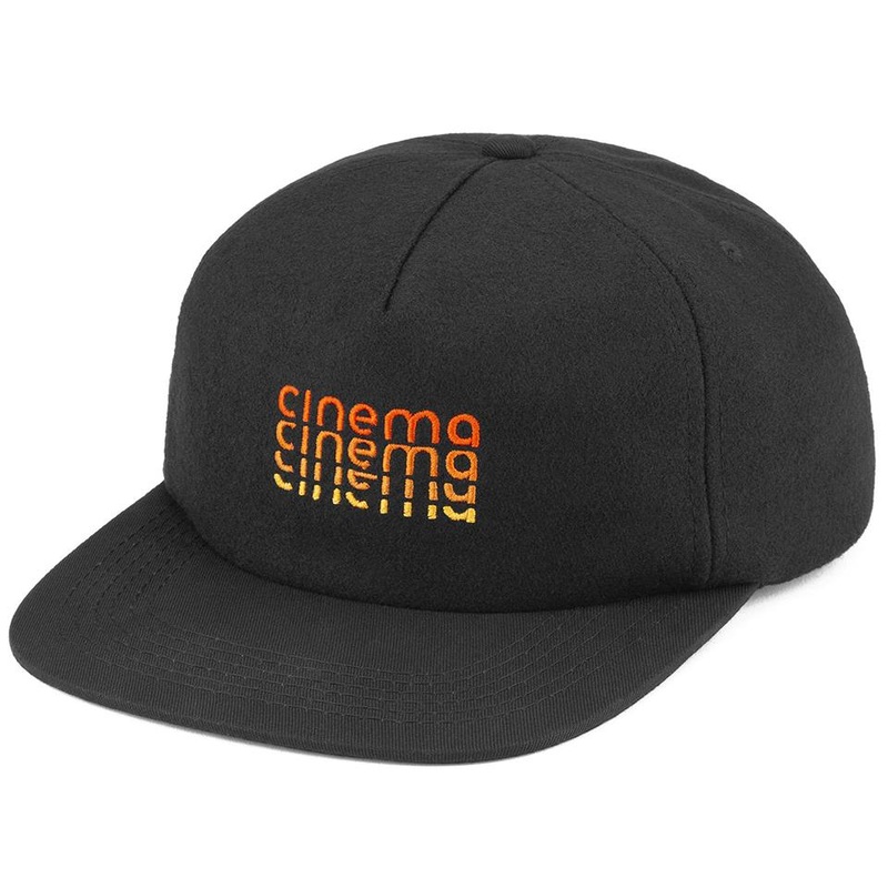 Cinema Stack Melton Wool Hat – Black