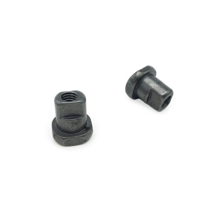Down tube shifter bosses – forged steel – pair