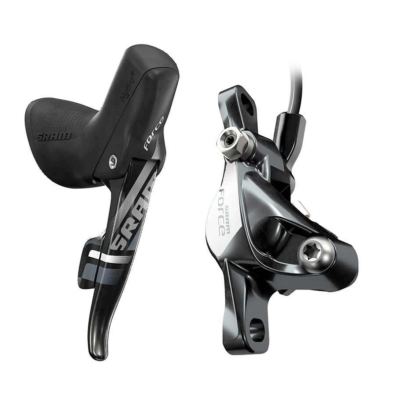 Force 22 Left Front Road Hydraulic Disc Brake DoubleTap Lever 950mm Hose Rotor Sold Separately