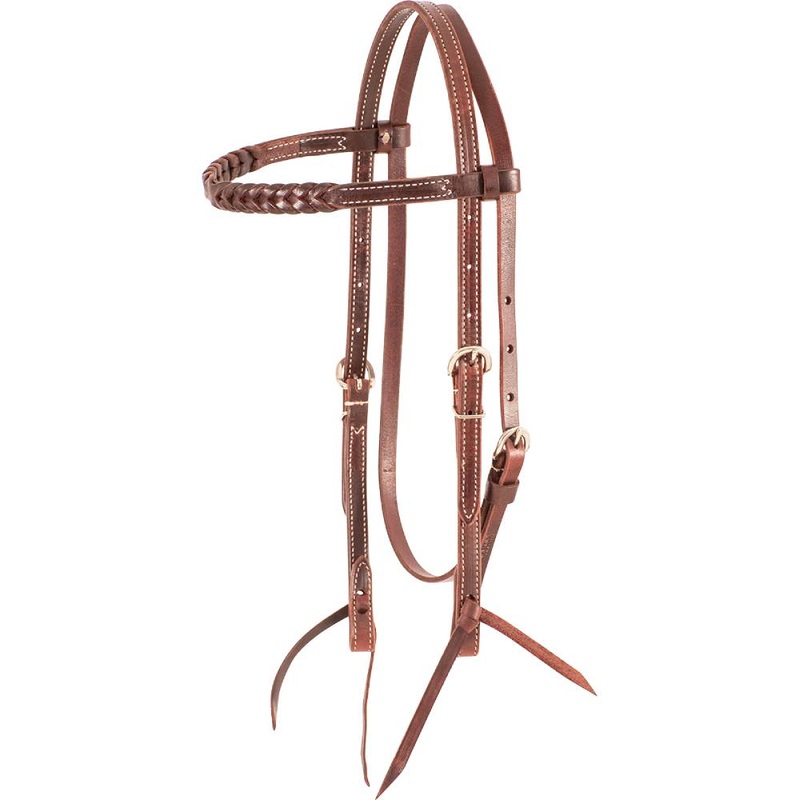 Martin Saddlery Blood Knot Browband Headstall Latigo Blood Knots