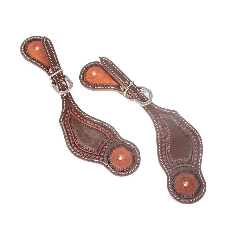 Teskey’s Ladies Dotted Spur Straps
