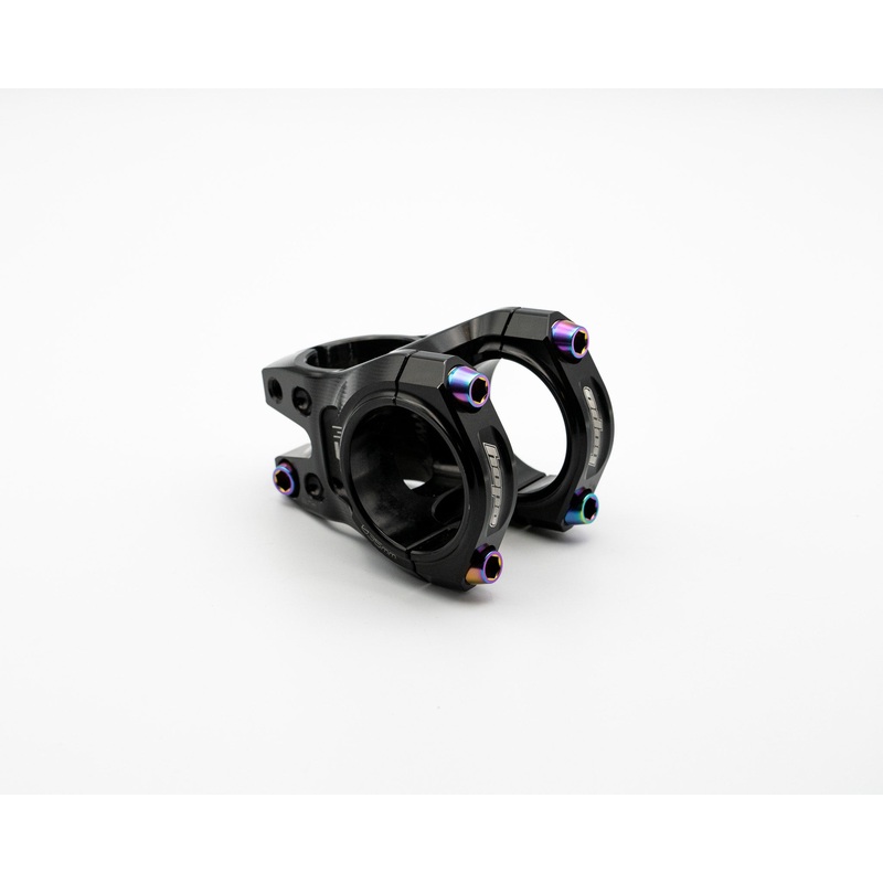 Hope Gravity Stem Kit – Tapered Heads – Titanium Rainbow Oil Slick