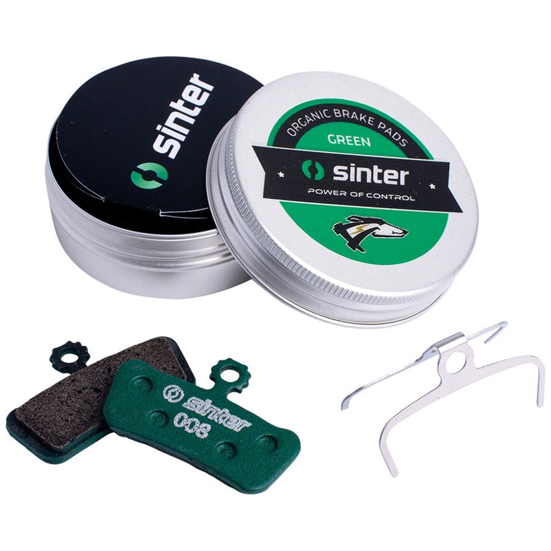 Sinter Green s2032 Compound Organic Disc Brake Pads – Avid/SRAM, Sinter Type 008, One Pair