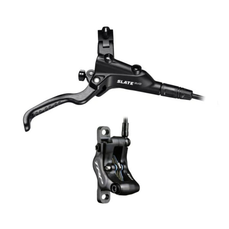 TRP Slate EVO Disc Brake and Lever – Rear, Hydraulic, Post Mount , Black