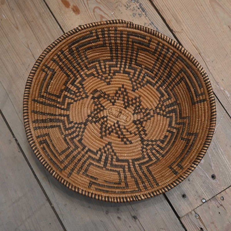 1920’s Apache Indian Handmade Woven Basket