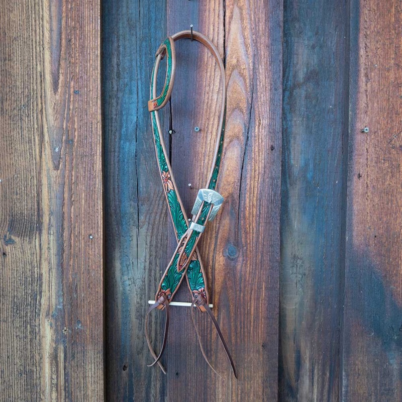 David Haslerig Single Ear Headstall Teskey’s Buckle