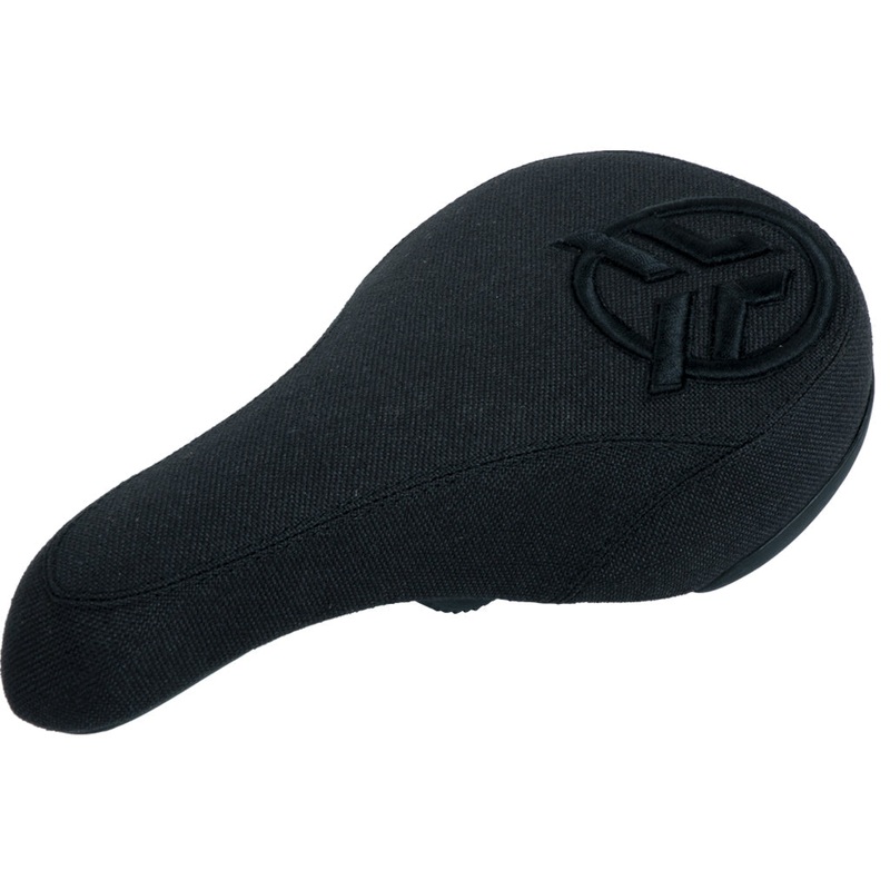 Federal Slim Steath Logo Seat – Black With Raised Black Embroidery