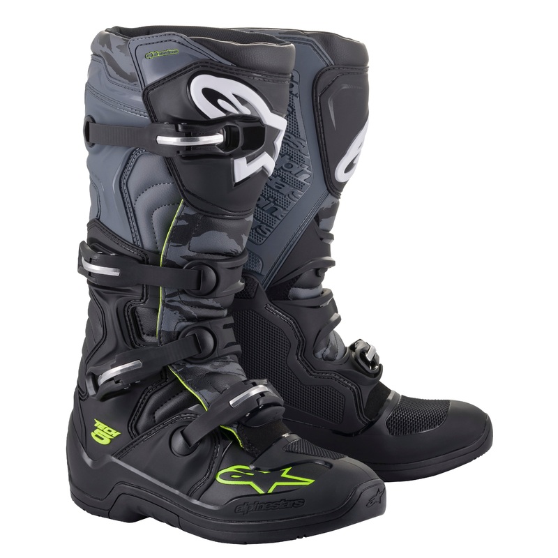 Tech 5 Boots Blk/Cool Grey/Ylw Fluo Sz 06